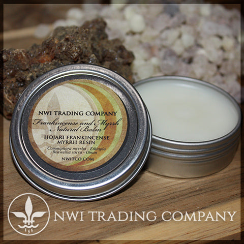 Frankincense and Myrrh Balm - Made from Hojari Frankincense and Ethiopian Myrrh